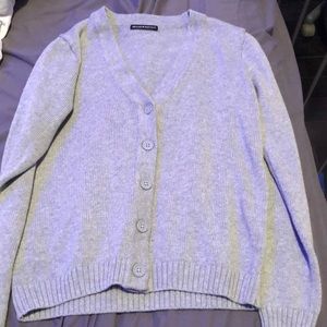 brandy melville button up sweater